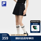 FILA斐樂女子半身裙2025夏季新款運(yùn)動休閑百搭顯瘦百褶裙A字短裙 正黑色-BK 2XL 180/78A/XXL