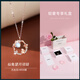 胖東來品質(zhì)原創(chuàng)兔子項鏈女純銀小眾設(shè)計國潮萌兔吊墜月光石網(wǎng)紅款 仙兔望月項鏈 玫瑰金色【贈精美