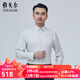 雅戈爾（YOUNGOR）襯衫男士中青年男長袖襯衫條紋襯衫商場同款 灰色 41