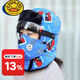 G.DUCKKIDS兒童帽子男女童秋冬季騎車(chē)防風(fēng)防寒棉帽子加厚保暖護耳寶寶雷鋒帽 兒童蜘蛛俠藍色 帶護目鏡