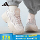 阿迪達(dá)斯 （adidas）三葉草女鞋 秋季新款時尚運(yùn)動鞋厚底顯高老爹鞋低幫耐磨休閑鞋 IG6049/紫灰粉/白 39