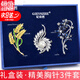 紀(jì)詩(shī)哲（GIEVSZHE）麥穗胸花珍珠胸針高檔女士套裝品牌奢侈品牌胸針禮七夕情人節(jié)禮物 官方浪漫麥穗胸針三件套*禮盒裝