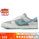 耐克NIKE男子休閑板鞋 DUNK 經典緩震運動鞋 HF5441-001藍綠色42