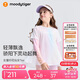 moodytiger【仙女家族】女童T恤長袖春夏款打底衫假兩件輕薄涼感兒童防曬衣