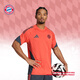 FC BAYERN慕尼黑足球俱樂部【官網同款】丨紅色25-26客場訓練服運動短袖 紅色 2XL