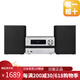 JVC【日本直郵】建伍多功能組件家庭音響高解析度音源播放 支持USB/CD-R/RW 光盤播放【需變壓器】 M-EB50-S銀色【高保真音質(zhì)】