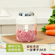 美之扣 手拉蒜泥器蒜蓉器拉蒜器 餡料碎菜機絞肉餡攪碎機400ml