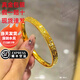 奢名紀碎冰冰黃金手鐲999足金包銀碎碎冰金手鐲女友媽媽母親情人節(jié)禮物 碎碎冰金包銀手鐲54-60#圈口 包金約1.3克總重約29克