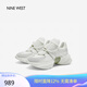 NINE WEST/玖熙厚底休閑鞋撞色老爹鞋懸浮底小白鞋 NP365017EK 白/海帶綠36