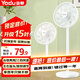 亞都（YADU）電風(fēng)扇落地扇家用靜音臺(tái)地兩用風(fēng)扇底噪辦公室宿舍臺(tái)扇立式電扇空氣循環(huán)扇 升級中號(hào)（機(jī)械款）