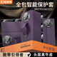 皮皮殼【腕帶防摔款】適用華為matex5手機殼幻影紫真皮翻蓋x5典藏版商務(wù)鏡頭全包保護套超薄智能視窗