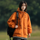 戶外沖鋒衣mh500男女款2025新款外套三合一可拆卸羽絨內(nèi)膽登山服 橘黃色單件 男女同款 L