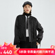 哥弟真的好（GIRDEAR）女裝前短后長拼呢料廓形新雪麗棉服棉衣女A400151 蕾絲 M