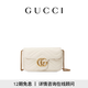 GUCCI古馳GG Marmont系列迷你手袋 白色 均碼