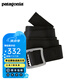 巴塔哥尼亞（Patagonia）戶外速干帆布開瓶鋁合金扣頭多功能腰帶Tech Web Belt 59194 BLK  均碼