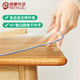 銘聚布藝（MINGJU）桌布軟玻璃加厚PVC桌墊防水防油臺布餐桌墊茶幾墊(2.0mm)90*150cm