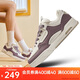安踏驁杰滑板鞋女鞋厚底耐磨潮流商場(chǎng)同款情侶復(fù)古運(yùn)動(dòng)鞋休閑鞋