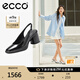 愛步（ECCO）包頭涼鞋女 25年夏季新款優(yōu)雅百搭透氣粗跟高跟鞋 雕塑222713 黑色22271301001 37