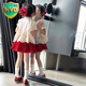 WVD國際品牌女童夏裝2025新款蘑菇屋蓬蓬裙甜美夏季連衣裙 套裝 130 cm