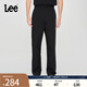 Lee25春夏新品舒適直筒Logo織標男日常休閑褲布褲潮流LMB009918204 黑色 32
