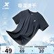 特步運動t恤短袖男夏裝新款跑步速干衣薄款訓(xùn)練服半袖簡約上衣polo衫 【綜合訓(xùn)練】正黑色0146 L 175