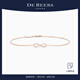 DE BEERS 戴比爾斯 Infinity 18K玫瑰金鉆石手鏈[七夕禮物] 18K玫瑰金鉆石手鏈