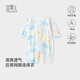 宜爽兒嬰兒連體衣夏季男女寶寶冰絲哈衣新生兒超薄睡衣爬服 太陽(yáng)73