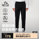伯希和（Pelliot）戶外抓絨褲男女春季搖粒絨保暖休閑衛(wèi)褲長(zhǎng)褲114311237黑L