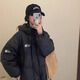 久潤(rùn)北面北面新款長(zhǎng)款羽絨服冬季加厚過膝連帽外套男女同款申敏兒 黑色長(zhǎng)款羽絨服 S 身高160-170 體重90-110