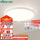 雷士（NVC）陽臺燈臥室吸頂燈書房現(xiàn)代簡約防蚊蟲led照明包安裝24瓦暖白光