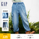 Gap男童春季洋氣工裝袋牛仔褲長褲兒童裝890277束腳褲 淺藍色 140 cm(M)亞洲尺碼