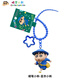 SunToMoon正版蠟筆小新卡通公仔鑰匙扣動(dòng)漫周邊同款包包掛件可愛創(chuàng)意鑰匙鏈 正版蠟筆小新-藍(lán)衣小新