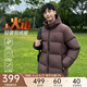 駱駝火山羽絨服防潑水鴨絨男女加厚戶(hù)外防寒冬季面包服 法式棕 男女同款【火山】7674 L