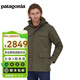 巴塔哥尼亞（Patagonia）男士秋冬中長款派克大衣經(jīng)典保暖休閑連帽棉服外套 Isthmus 27022 BSNG M