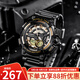 卡西歐（CASIO） 手表 防水黑金太男表 多功能夜光雙顯電子表 運(yùn)動學(xué)生手表 AEQ-110BW-9A十年電力+百米防水