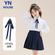 衣諾坊兒童領(lǐng)花女童小學(xué)生校服泰式領(lǐng)結(jié) 藏青R字領(lǐng)花