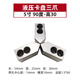 數控車(chē)床卡爪液壓卡盤(pán)三爪6寸8寸10寸12加高加長(cháng)加厚油壓軟爪生爪 【5寸90度】