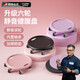 翰品健腹盤滑盤健身靜音六輪腹肌滑輪萬向健腹輪家用瘦 升級(jí)六輪超順滑粉色[送2cm加厚跪