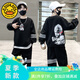 G. DUCKKIDS童裝男童秋裝套裝2025新款兒童衣服時髦帥氣衛(wèi)衣衛(wèi)褲運動服兩件套 黑色 120 尺碼5~6歲【110-120cm】