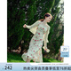 范思藍(lán)恩霧漫玫瑰 碎花吊帶連衣裙女2024夏新款度假海邊約會裙子 霧漫玫瑰 M