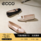 愛步（ECCO）七夕禮物 芭蕾舞鞋女 25年倪妮同款瑪麗珍淺口單鞋 舞悅234303 石灰色23430301378 37
