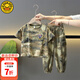 G.DUCKKIDS小黃鴨兒童迷彩服套裝男女童軍訓(xùn)服中大小童活動(dòng)衣服學(xué)生軍訓(xùn)服裝 沙漠T恤加長(zhǎng)褲【夏款】 130 尺碼7~8歲【120-130cm】cm