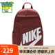 耐克（NIKE）男女雙肩包背包 旅行包書包休閑包DD0559-231 棕