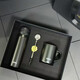 膳魔師（THERMOS）伴手禮商務(wù)活動禮品實用公司紀念品定制印logo保溫杯禮盒高端獎品 膳魔師黑保溫杯+馬克杯(帶勺)