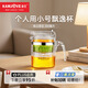 金灶（KAMJOVE）茶壺耐熱玻璃杯飄逸杯玻璃泡茶壺 花茶壺TP-140 300毫升