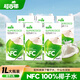 超吉椰100%純椰子水NFC香椰含天然電解質(zhì)果汁飲料1L*6盒