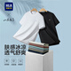 海瀾之家（HLA）短袖T恤男【安心品質(zhì)】涼感圓領(lǐng)短袖男25夏季 漂白GG 山不在高HNTBW2J223A L 175/92A 推薦137~150斤