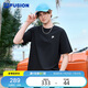 FILA FUSION斐樂潮牌情侶短袖T恤2025年夏季寬松透氣t恤男女同款上衣