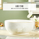 嘉蘭陶瓷碗盤(pán)子家用餐具新款簡(jiǎn)約碗個(gè)人專(zhuān)用飯碗面湯碗碟自由搭配 8英寸湯碗