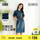 森馬（Semir）森柔牛仔|商場同款牛仔連衣裙女腰帶2025夏季工裝裙103325114001